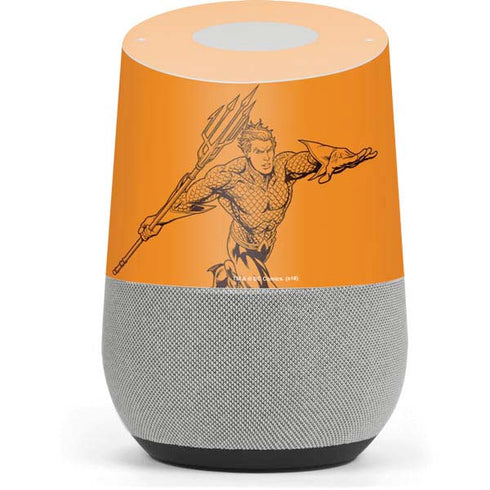 DC Comics Aquaman Comic Pop Google Home Skin
